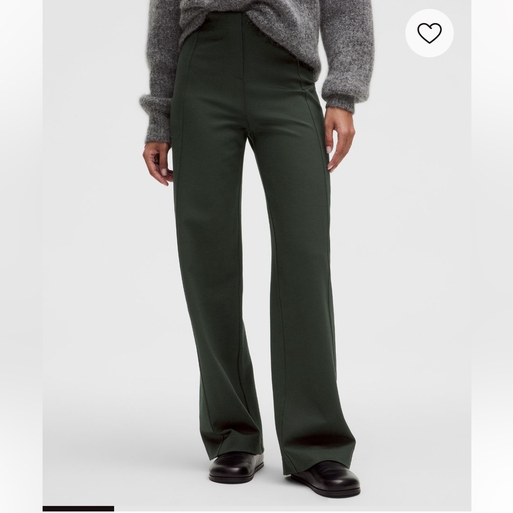 Lululemon Green Ponte Pants